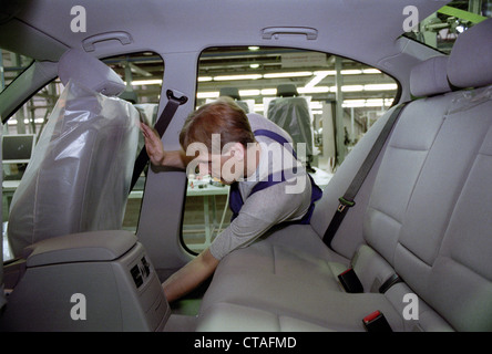 Serienmodell der BMW 3.20i, Kaliningrad, Russland Stockfoto