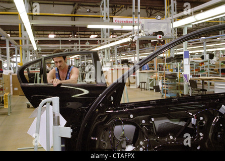 Serienmodell der BMW 3.20i, Kaliningrad, Russland Stockfoto