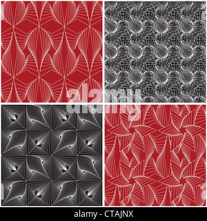 Ineinander verschlungene Hintergründe Stockfoto