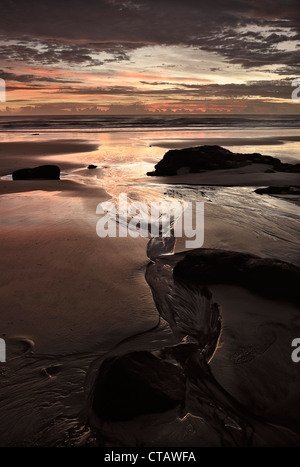 Sonnenaufgang in Rainbow Beach, Fraser Island, UNESCO Welt Natur Website, Queensland, Australien, Südpazifik Stockfoto