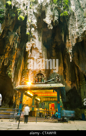 Batu Höhle hindu-Tempel in Kuala Lumpur Malaysia, eines der Touristenattraktionen in Malaysia. Stockfoto