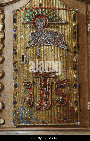 Tür der Stiftshütte Stockfoto