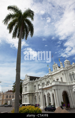 Rathaus von George Town auf der Insel Penang, Penang Zustand, Malaysia, Süd-Ost-Asien Stockfoto