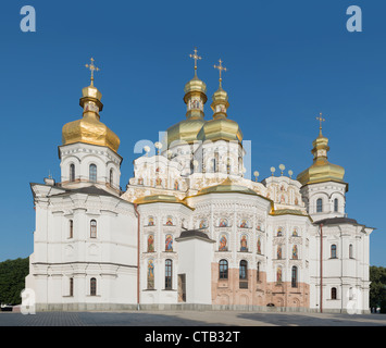 Uspenski-Kathedrale in Kiew Höhlenkloster. Ostwand Stockfoto