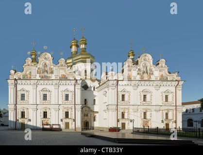 Uspenski-Kathedrale im Kiewer Höhlenkloster (Westwand) Stockfoto