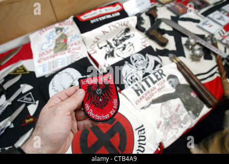 Berlin, beschlagnahmten NS-Propagandamaterial Stockfoto