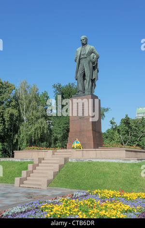 Taras Schewtschenko-Denkmal in Kiew Stockfoto