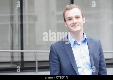 Zuversichtlich Geschäftsmann Stockfoto