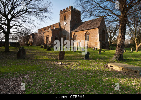 St. Etheldreda Kirche in Horley, Oxfordshire, England Stockfoto