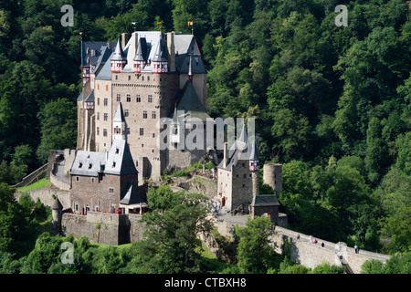 Burg Eltz Burg in der Nähe von Mosel-Tal im in Rheinland-Pfalz Deutschland Stockfoto