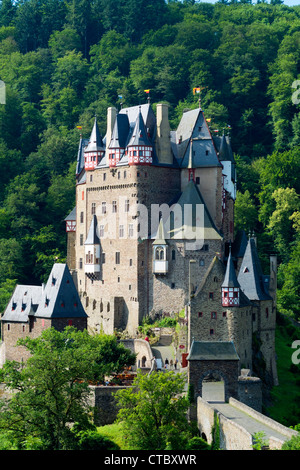 Burg Eltz Burg in der Nähe von Mosel-Tal im in Rheinland-Pfalz Deutschland Stockfoto