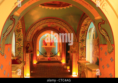 SAINT JERUSALEM NATIONALEN GRIECHISCHEN ORTHODOXEN SCHREIN, ALTSTADT, ST. AUGUSTINE, FLORIDA, USA Stockfoto