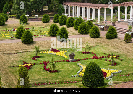 Sonnenberg-Gärten und Mansion, State Historic Park in Canandaigua, New York Stockfoto