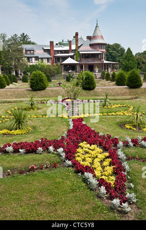 Sonnenberg-Gärten und Mansion, State Historic Park in Canandaigua, New York Stockfoto