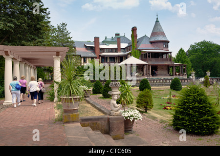 Sonnenberg-Gärten und Mansion, State Historic Park in Canandaigua, New York Stockfoto