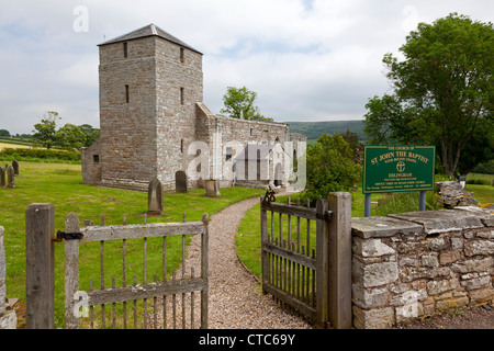 Kirche St. Johannes der Täufer, Edlingham, Northumberland Stockfoto