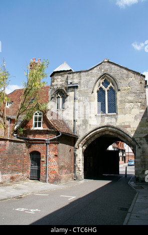 In der Nähe St Anns Gate Kathedrale Salisbury Wiltshire England UK Stockfoto