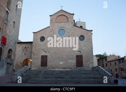 Stiftskirche Santa Maria Assunta, San Gimignano, Toskana, Italien. Stockfoto