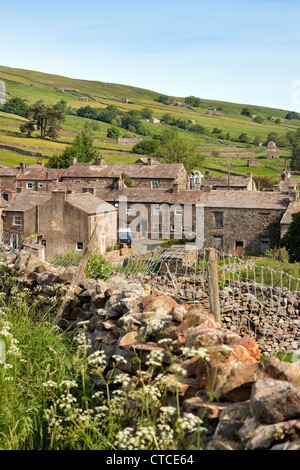 Thwaite Dorf im Swaledale, Yorkshire Dales UK Stockfoto
