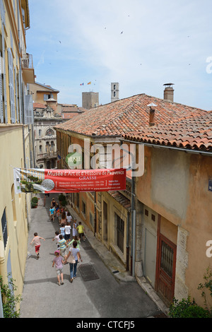 Rue Mirabeau, Grasse, Côte d ' Azur, Alpes-Maritimes, Provence-Alpes-Côte d ' Azur, Frankreich Stockfoto