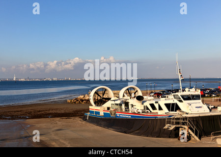 4146. Hovercraft Harbour, Ryde, Isle Of Wight, Großbritannien Stockfoto