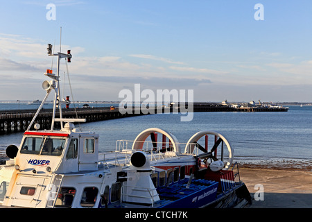 4147. Hovercraft Harbour, Ryde, Isle Of Wight, Großbritannien Stockfoto