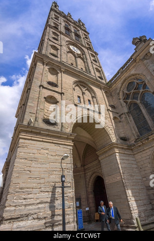 St Marys Kirche Warwick. Stockfoto