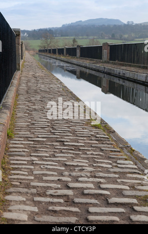 Der Avon Aquädukt ist eine schiffbare Aquädukt auf dem Union-Kanal in der Nähe von Linlithgow, West Lothian Stockfoto