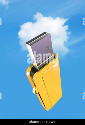 USB-Stick Kunstwerk Stockfoto