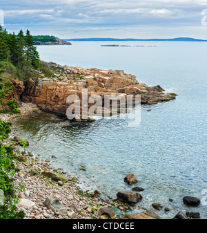 Küste im Acadia National Park, Mount Desert Island, Maine, USA Stockfoto
