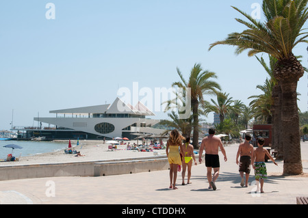 Playa de Colon Strand Santiago De La Ribera Süd-Spanien Stockfoto