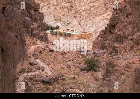 Das Kloster der Heiligen Katharina, Sinai, Ägypten Stockfoto