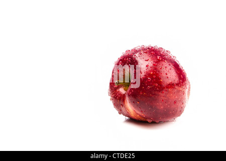 Frischer großen Apfel zu isolieren, auf weiß Stockfoto