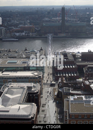 Tate Modern von St. Pauls Stockfoto