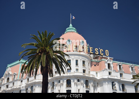 Le Negresco Hotel, Promenade des Anglais, Nizza, Côte d ' Azur, Alpes-Maritimes, Provence-Alpes-Côte d ' Azur, Frankreich Stockfoto