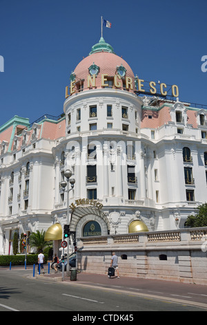 Le Negresco Hotel, Promenade des Anglais, Nizza, Côte d ' Azur, Alpes-Maritimes, Provence-Alpes-Côte d ' Azur, Frankreich Stockfoto