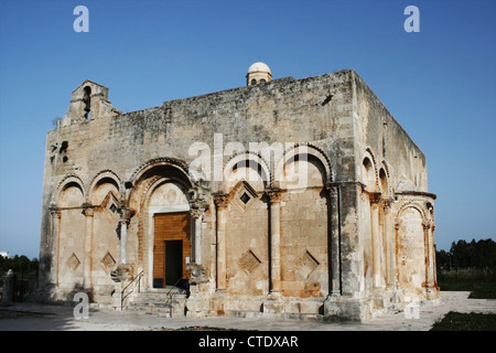 Apulien - alte romanische italienische Kirche in Foggia. Stockfoto