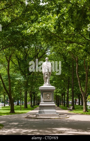 Alexander Hamilton Statue, Boston Stockfoto