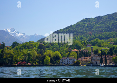 St. Giovanni in der Nähe von Bellagio in Frühlingssonne, Comer See, Nord-Italien, Europa Stockfoto