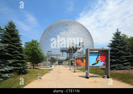Montreal Biosphère Stockfoto