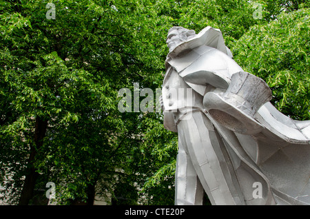 New York, Troy. "Uncle Sam" Statue von Samuel Wilson. Troy ist die offizielle Homepage zu Uncle Sam. Stockfoto