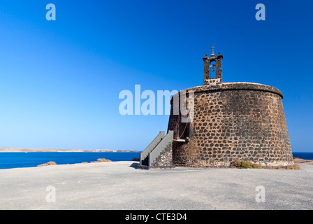 Castillo de Las Coloradas - Playa Blanca, Lanzarote, Kanarische Inseln, Spanien, Europa Stockfoto