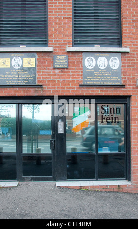 Sinn Fein Hauptquartier auf der Falls Road in West Belfast Nordirland Stockfoto