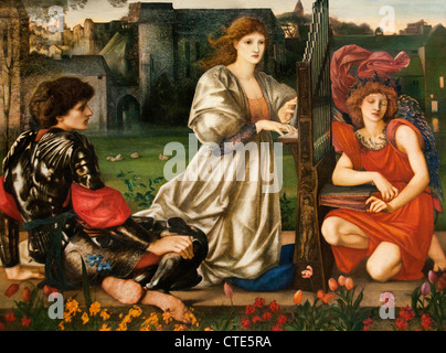 Das Liebeslied 1868 – 77 von Sir Edward Burne-Jones Englisch 1833 – 1898 Vereinigtes Königreich Stockfoto