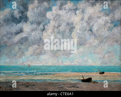 Das ruhige Meer 1869 Jean Désiré Gustave Courbet 1819 – 1877 Französisch Frankreich Stockfoto