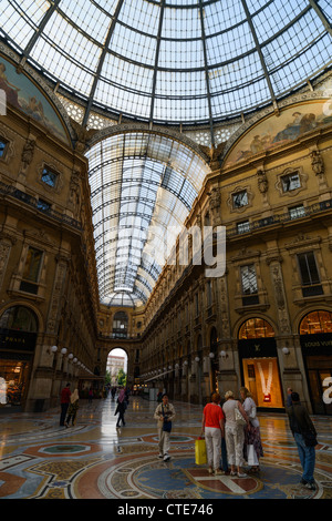 Galleria Vittorio Emanuele in Mailand, Lombardei, Italien Stockfoto