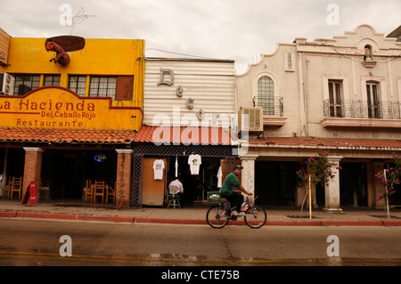 Geschäft ist langsam entlang Calle Obregon in Nogales, Sonora, Mexiko, über die Grenze von Nogales, Arizona, USA. Stockfoto