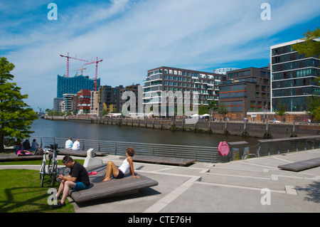 HafenCity ehemaligen Hafen Bereich Zentrale Hamburg Deutschland Europa Stockfoto