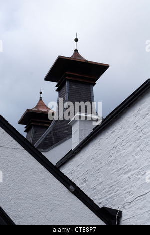 Dalwhinnie Distillery Kühltürme Stockfoto