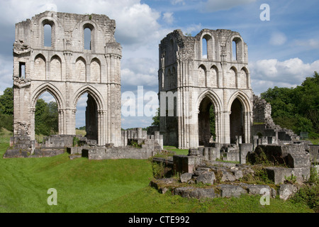 Roche Abbey, Maltby, in der Nähe von Rotherham, South Yorkshire, England, UK Stockfoto